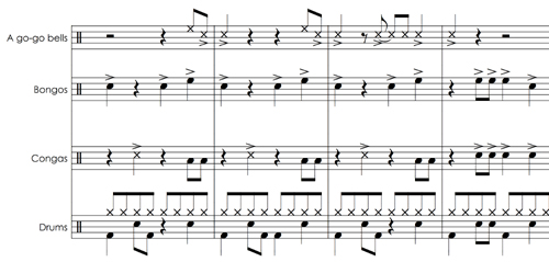 Linstead Market Rhythm Parts Sample